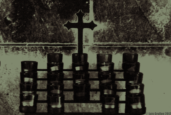 Cross and Candles  © Luis Grullon 2012